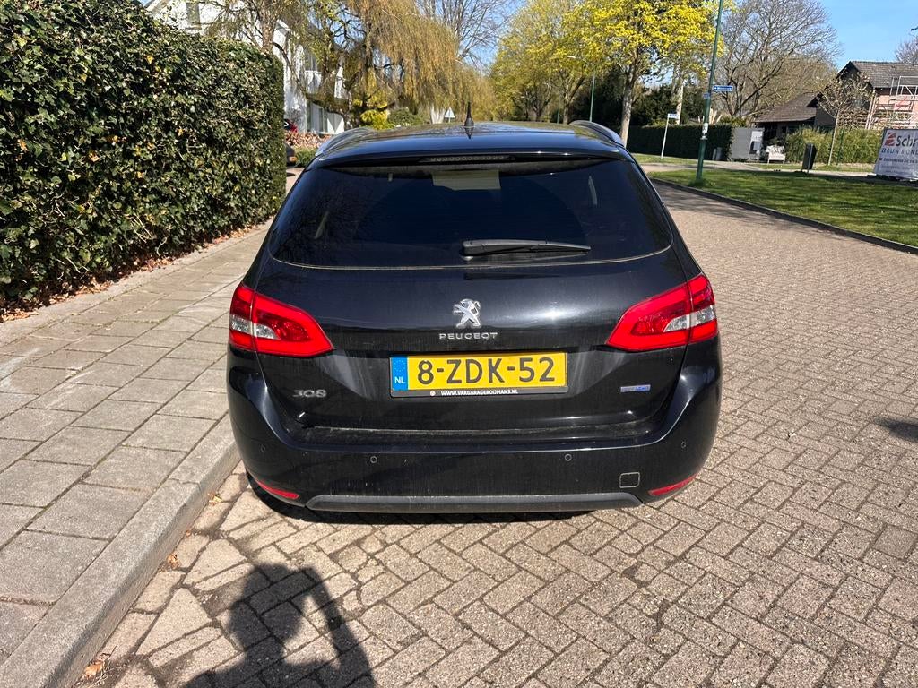 Peugeot 308 1.6 E-hdi 88 KW SW 2014 Zwart, Voorwielaandrijving, Stof, 4 cilinders, Parkeersensor