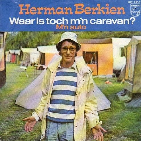 Herman Berkien – Waar Is Toch M'n Caravan? (1983), Ophalen of Verzenden, Zo goed als nieuw, Overige formaten, Levenslied of Smartlap