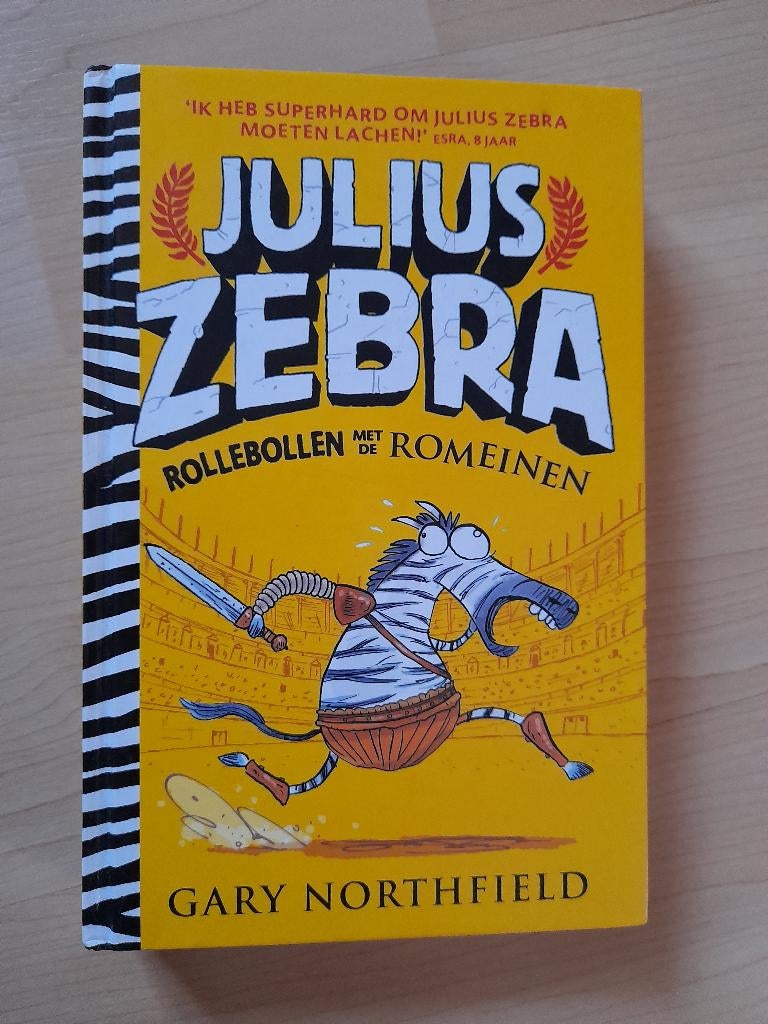 JULIUS ZEBRA ROLLEBOLLEN MET DE ROMEINEN Gary Northfield, Ophalen of Verzenden, Zo goed als nieuw