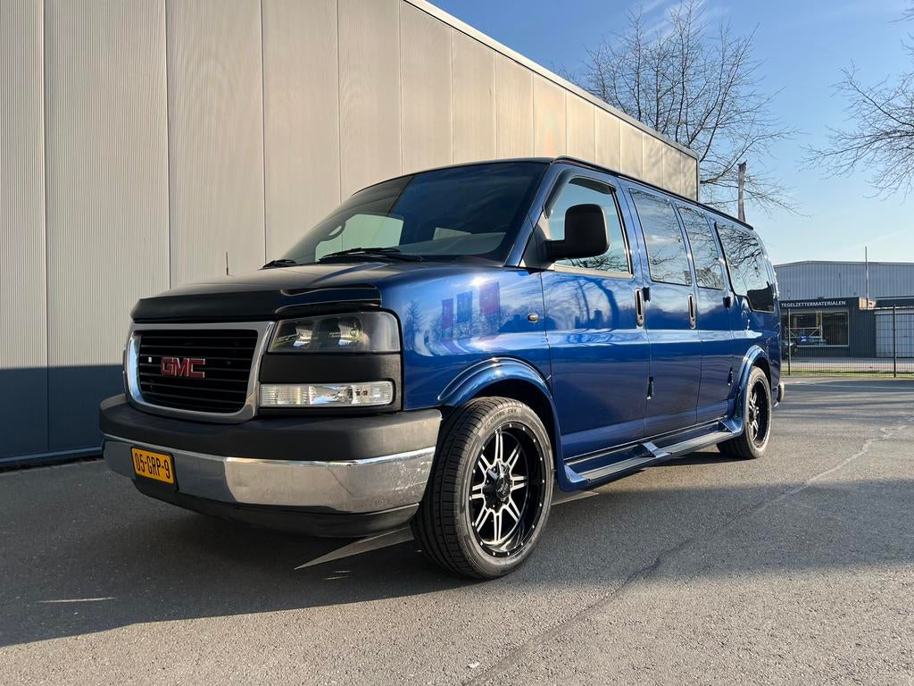 Chevrolet Express / GMC Savana Camper LPG low top Chevy Van, Automaat, Achterwielaandrijving, Sportstoelen, Blauw