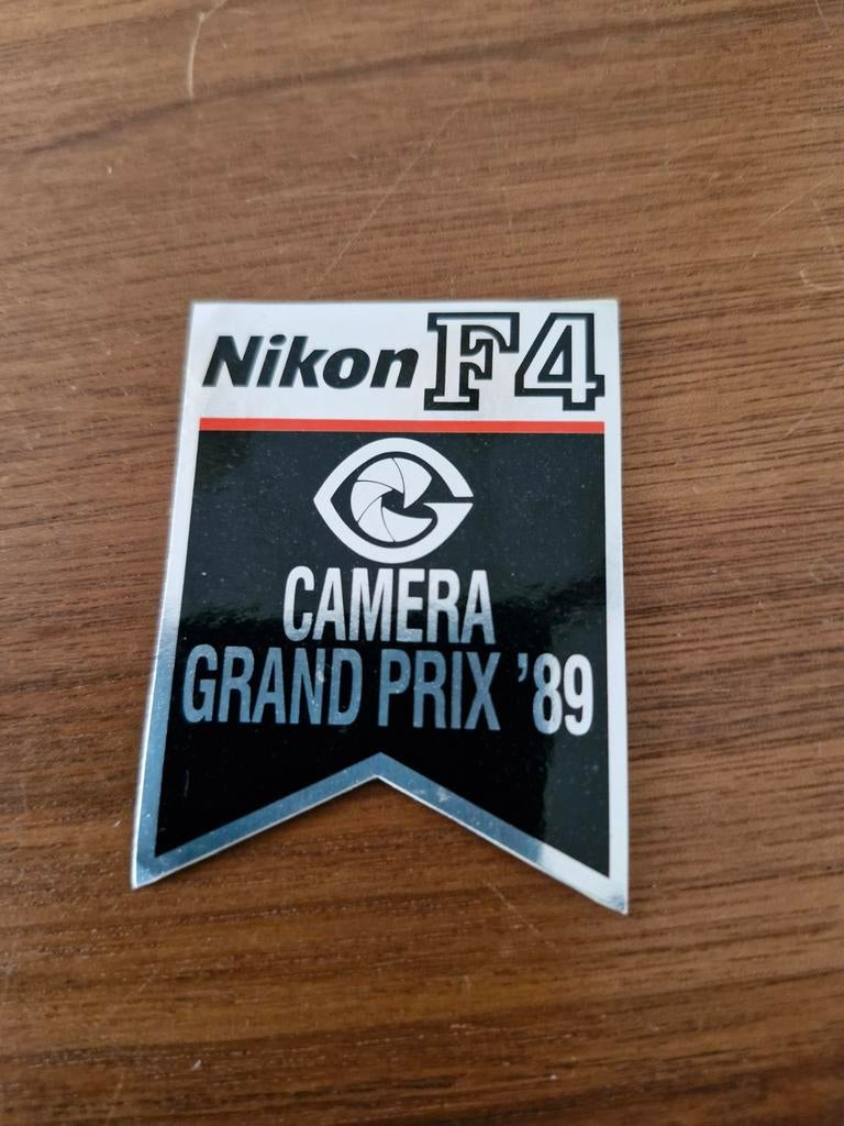 6796 Nikon F4 Camera Grand Prix '89 stickers, Ophalen of Verzenden, Zo goed als nieuw, Overige typen
