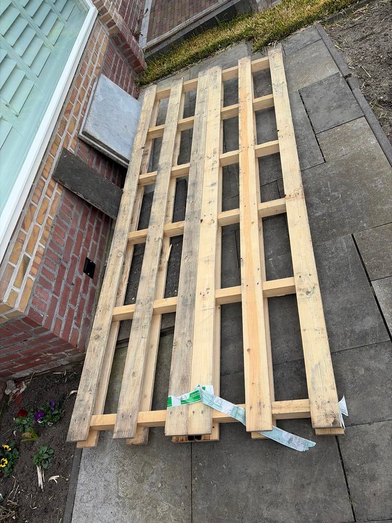 Gratis pallet af te halen, Tuin en Terras, Haardhout, Minder dan 3 m³, Ophalen