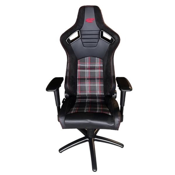 Zeer luxe sportieve GTP GTI MK8 autostoel als bureaustoel, Zwart, Nieuw, Ophalen of Verzenden, Gaming bureaustoel