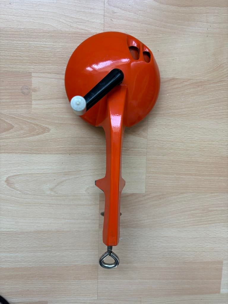 Oranje snijbonenmolen, Huis en Inrichting, Keuken | Keukenbenodigdheden, Ophalen of Verzenden, Gebruikt