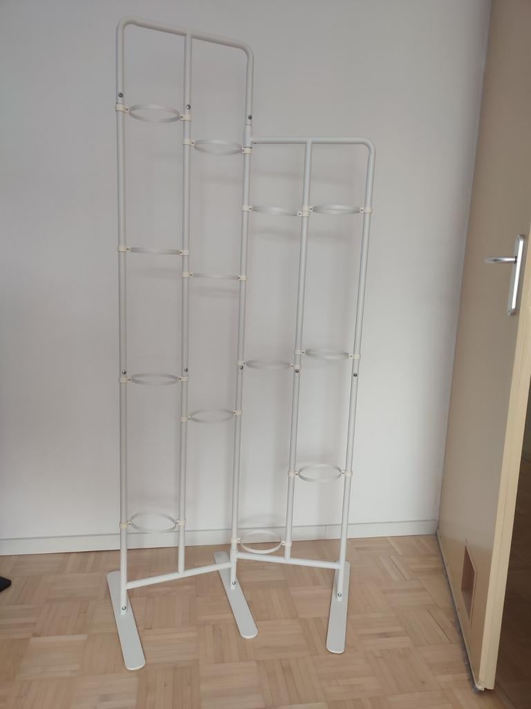 Wit metalen plantenrek planten standaard IKEA socker, Ophalen, Halfschaduw, 150 tot 200 cm