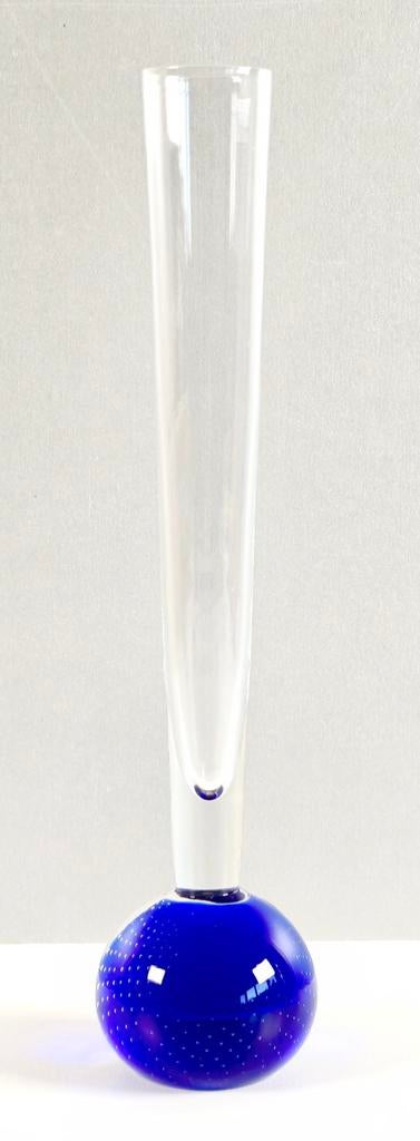 Vaasje, vaas. Milan Metelák design. Bubble glas. Vintage, Ophalen of Verzenden