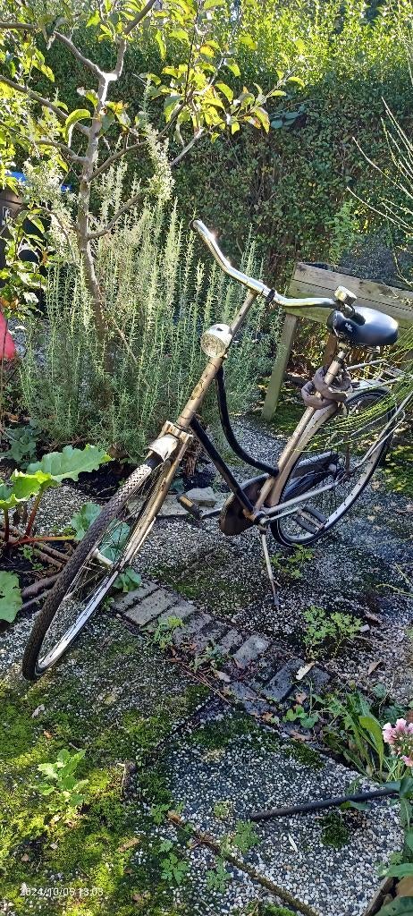 Onverwoestbare lichte fiets met nieuwe ketting en lampen, Ophalen, Gebruikt