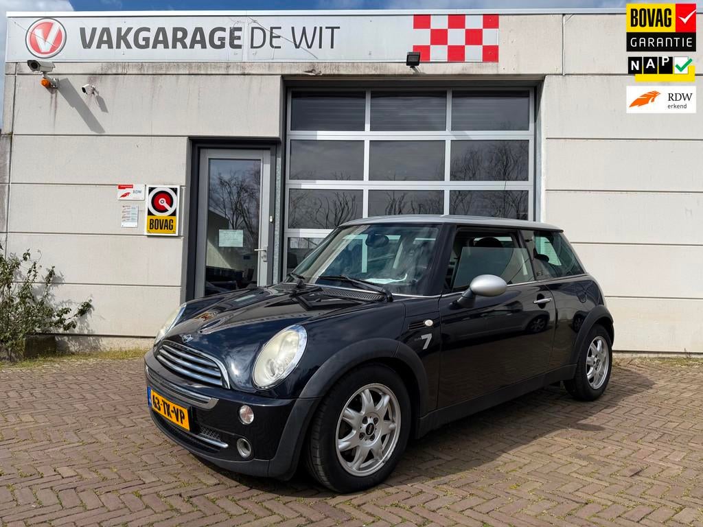 Mini Mini 1.6 Cooper Seven, Auto's, Voorwielaandrijving, Stof, Gebruikt, Zwart