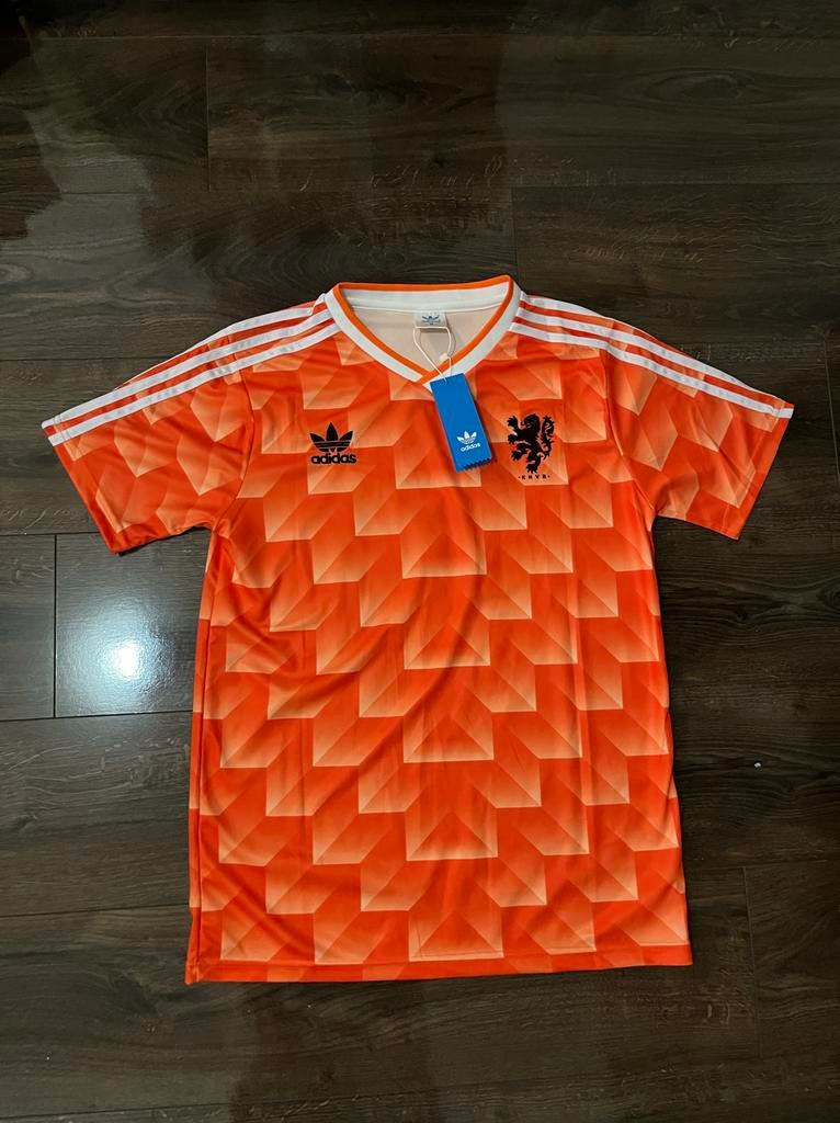 Voetbalshirt Nederland EK 1988 Gullit 10 Maat M Oranje, Maat M, Ophalen of Verzenden, Nieuw, Shirt