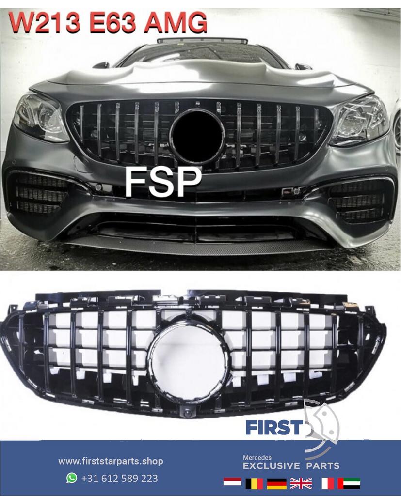 W213 E63S E KLASSE 2016-2019 GT LINE GRIL PANAMERICANA GRILL, Gebruikt, -, Ophalen of Verzenden, -