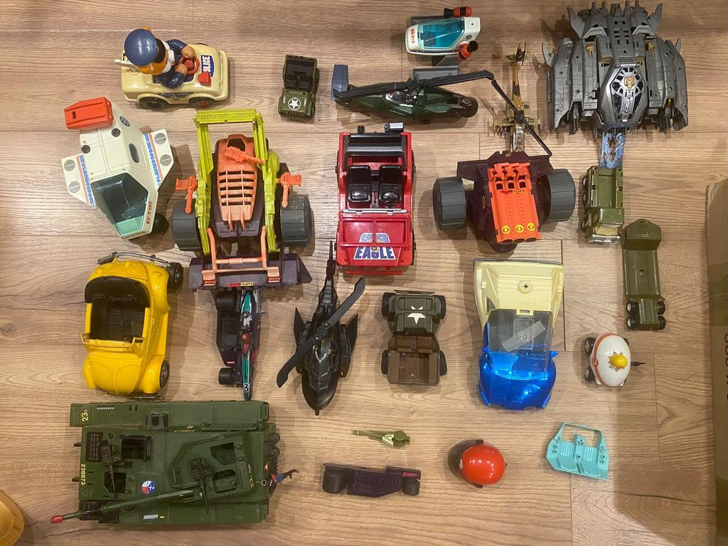 Gi Joe Ghostbusters vintage speelgoed voertuigen jaren 80 90, Verzamelen, Speelgoed, Ophalen of Verzenden, Gebruikt