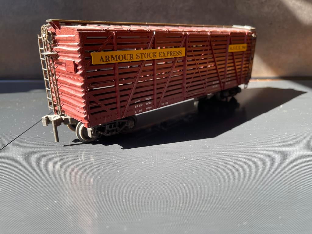 Atlas wagon ARMOUR STOCK EXPRESS spoor 0, Overige merken, Gebruikt, Gelijkstroom of Wisselstroom, Wagon