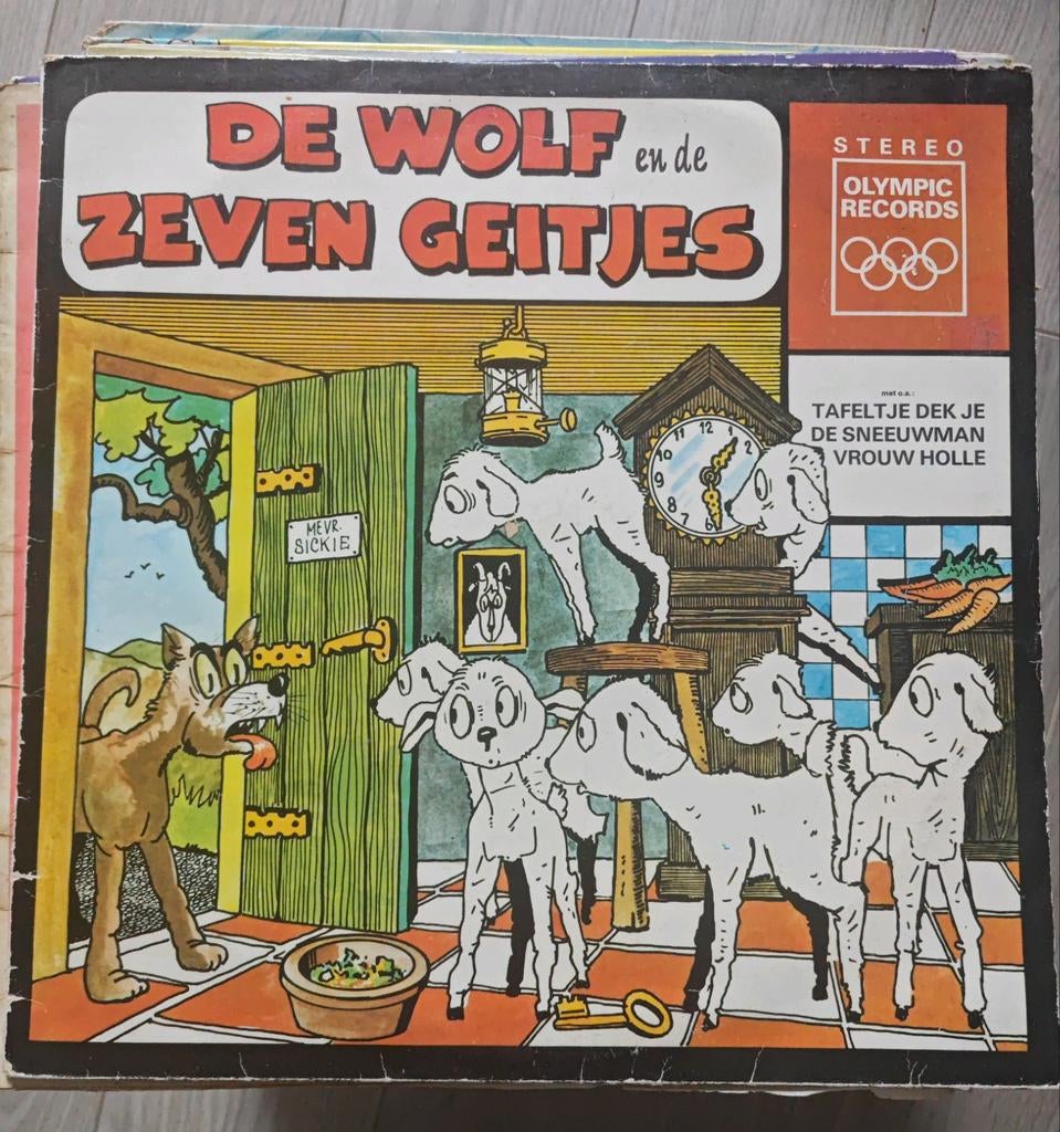 De Wolf en de Zeven Geitjes - Klassiek Luistersprookje LP, Ophalen of Verzenden
