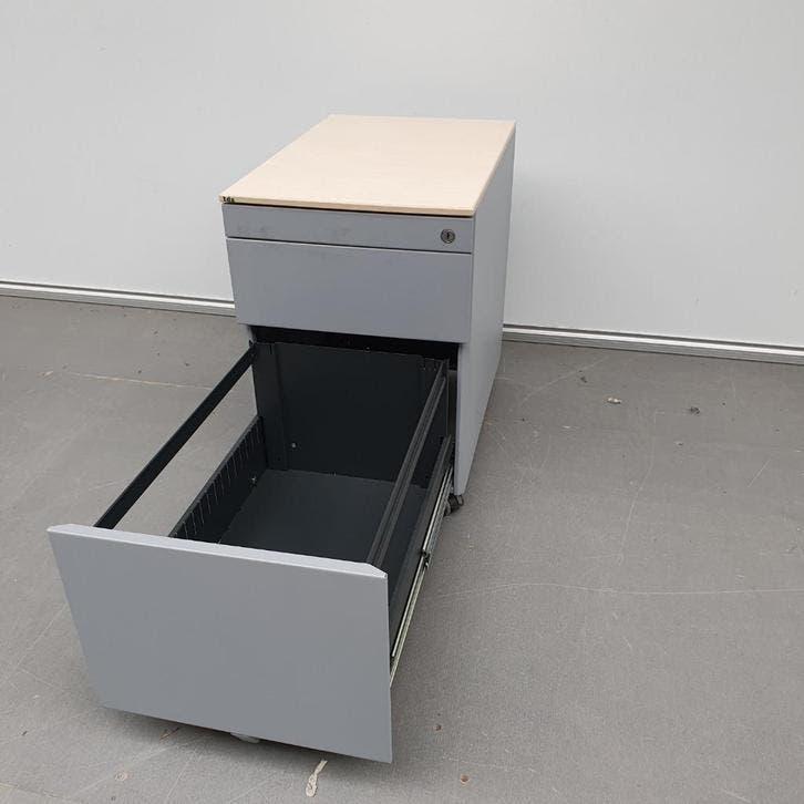 TDS ladekast met 3 laden verrijdbaar - 59x40x60 cm, Huis en Inrichting, Ophalen, Minder dan 50 cm, Gebruikt, 3 of 4 laden