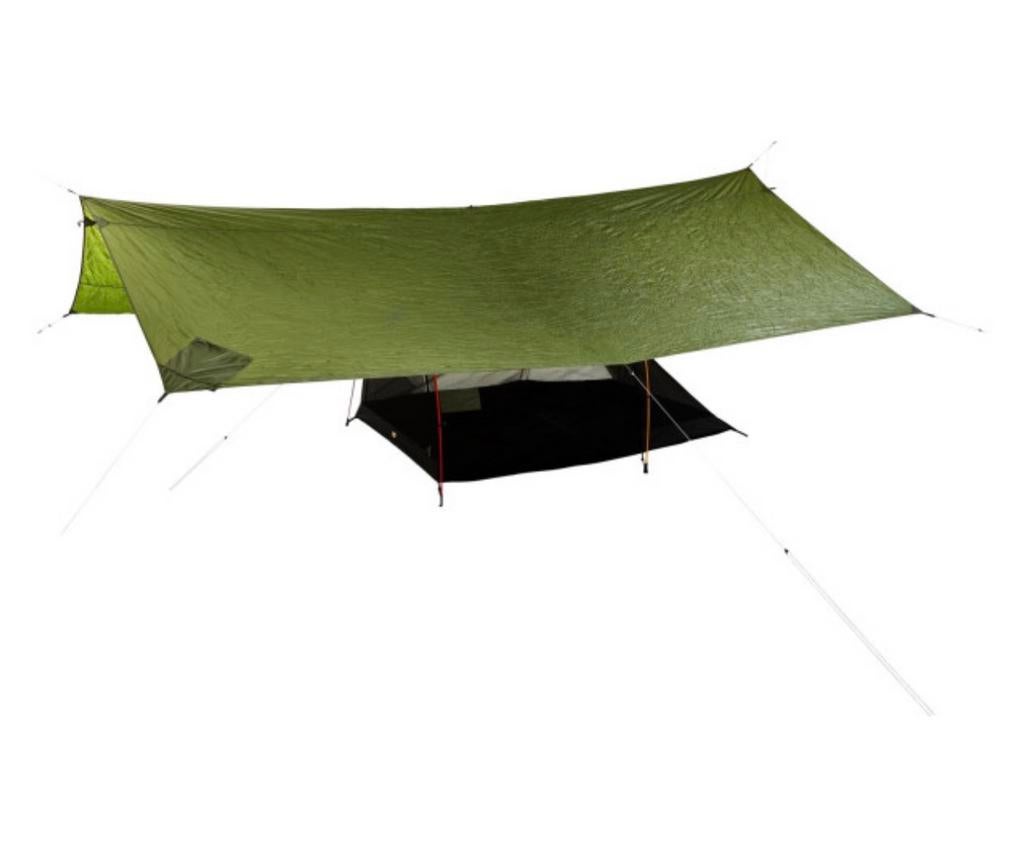 Fjallraven Abisko tarp 3x3 groen, Ophalen of Verzenden, Zo goed als nieuw