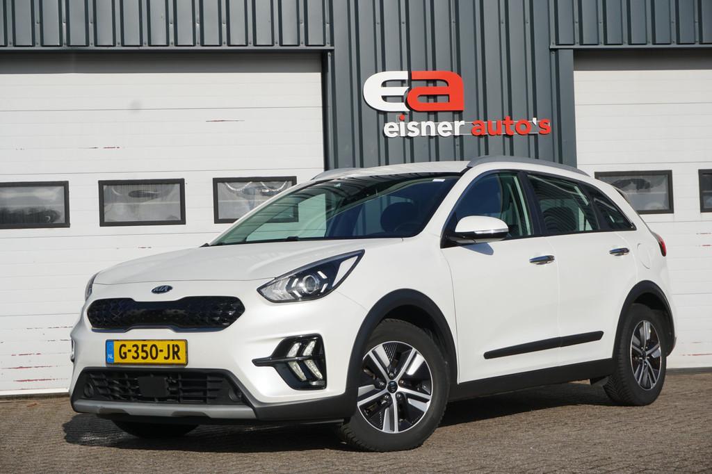 Kia Niro 1.6 GDi Hybrid Edition | CAMERA | METALLIC WIT |, Gebruikt, Met garantie (alle), Leder en Stof, Wit