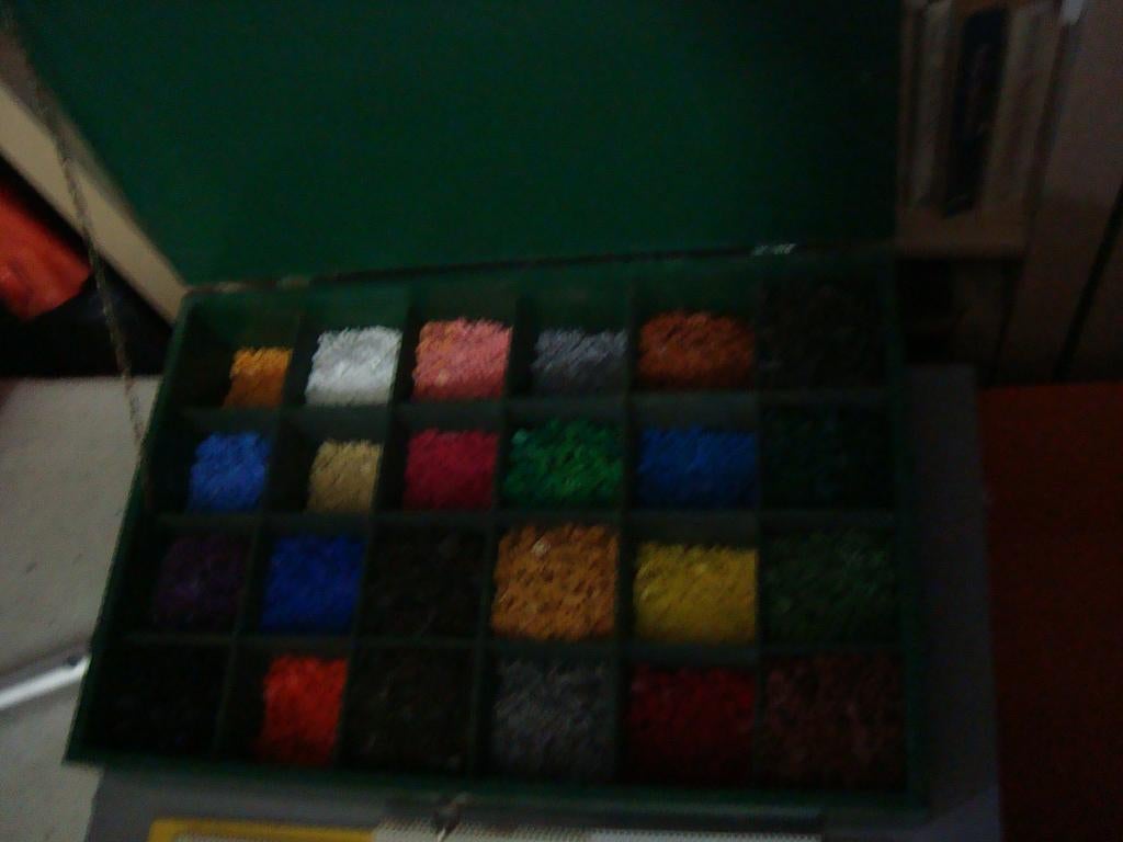 Kist met ministeck en grondplaatjes, Ophalen of Verzenden, Zo goed als nieuw, Losse ministeck of Strip