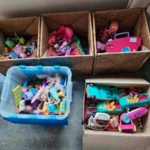 Grote doos polly pocket, Ophalen of Verzenden, Gebruikt, Overige typen