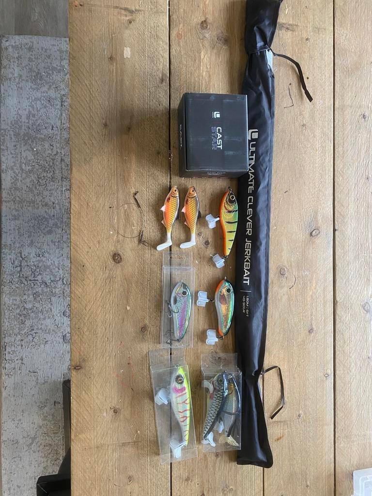 Ultimate reel, Watersport en Boten, Hengelsport | Roofvissen, Ophalen of Verzenden, Zo goed als nieuw, Molen