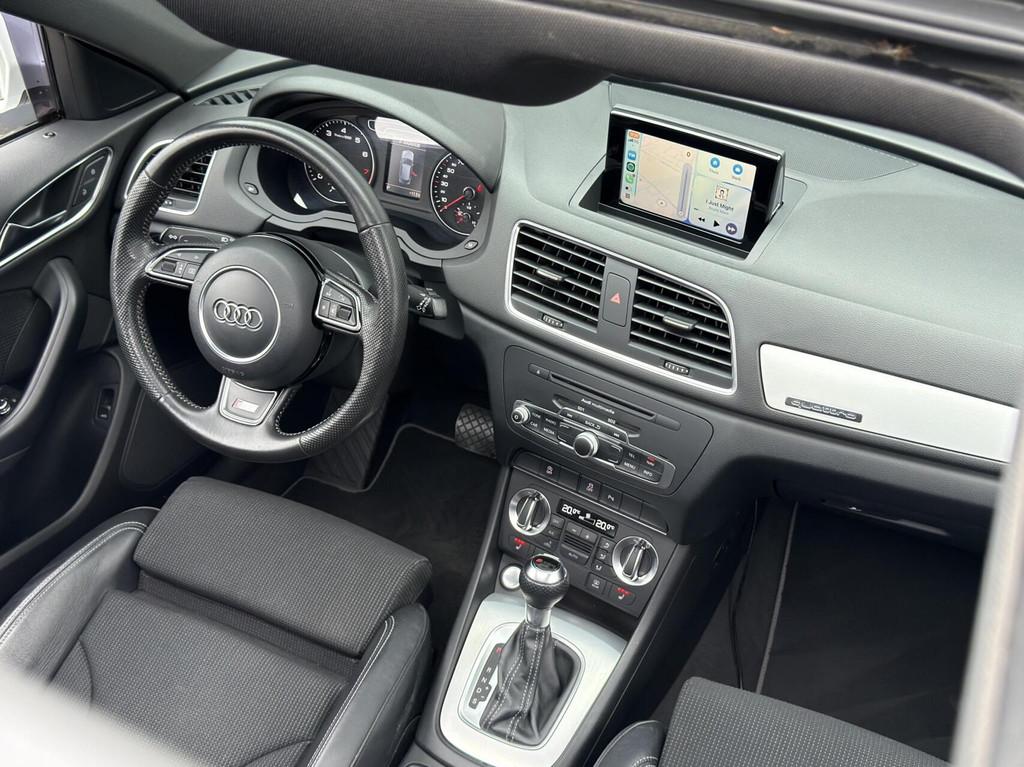 Audi Q3 2.0 TFSI 3x S-Line |Pano|Apple carplay|Parelmoer|Key, Auto's, Euro 5, 4 cilinders, Leder en Stof, Vierwielaandrijving