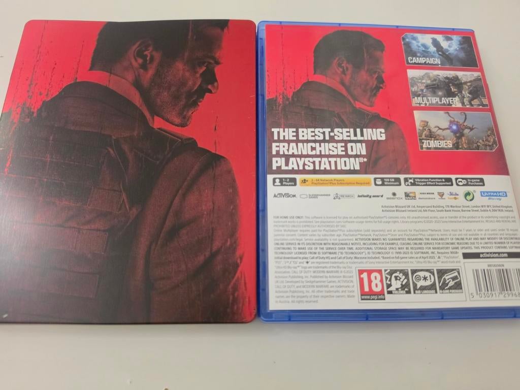 Call of Duty Modern Warfare 3  PS5 Steelbook Lees Goed, Activision NL, Activision, Ophalen of Verzenden, Zo goed als nieuw