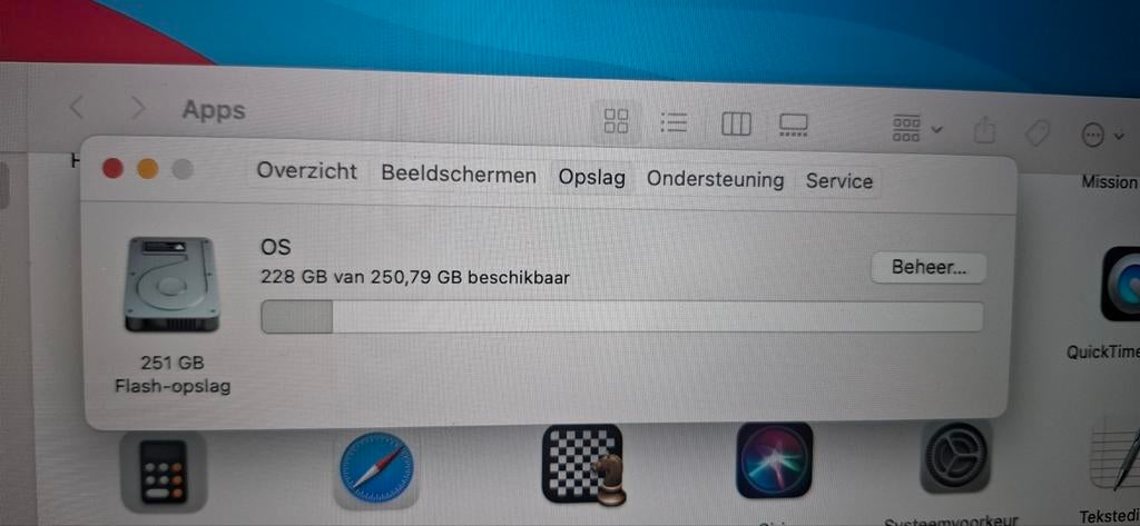 MacBook Pro/Air SSD 250 GB, Computers en Software, Harde schijven, Ophalen, Intern, Gebruikt, SSD