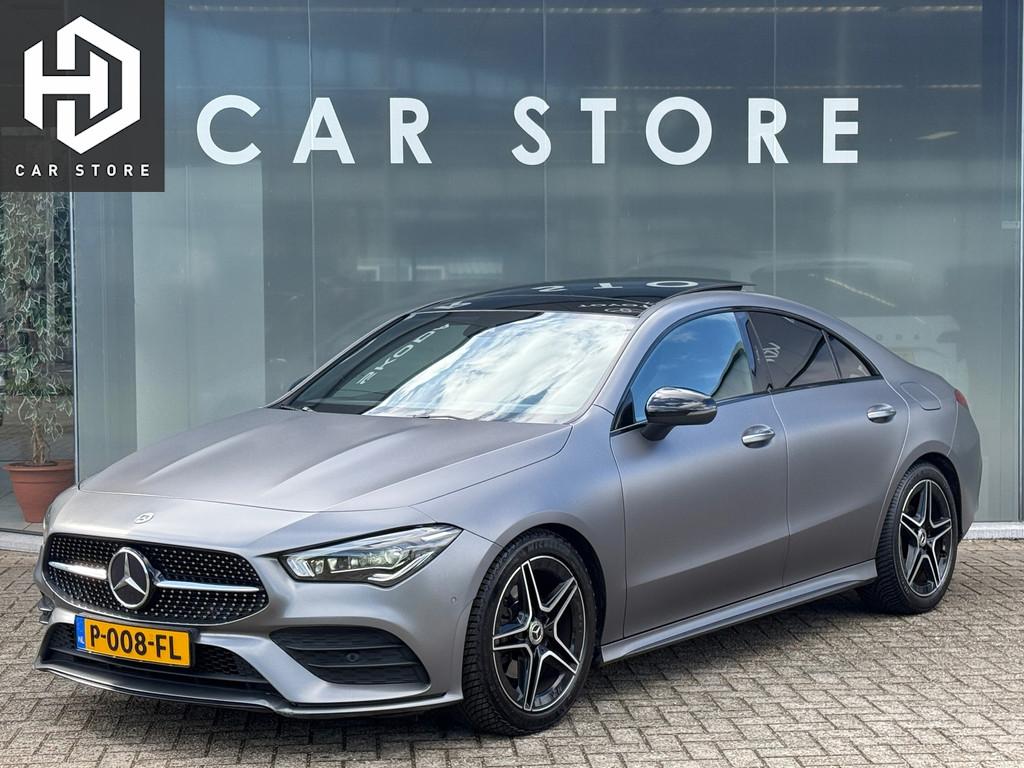 Mercedes-Benz CLA-klasse AMG LINE Night|Pano|Sfeer|Memory|De, Auto's, CLA, Gebruikt, 4 cilinders, Origineel Nederlands