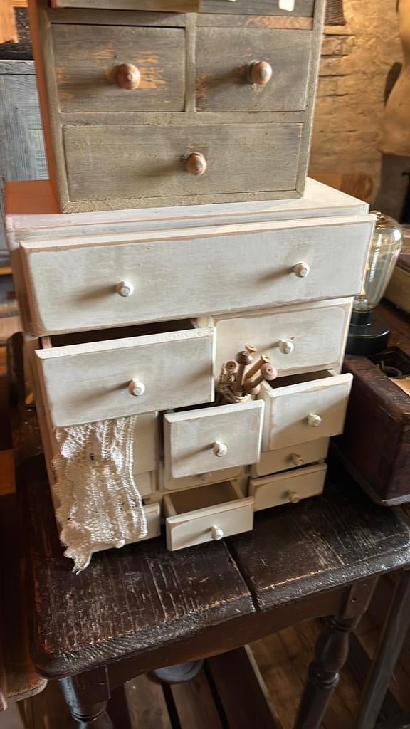 Vintage ladenkastje, Antiek en Kunst, Curiosa en Brocante, Ophalen of Verzenden