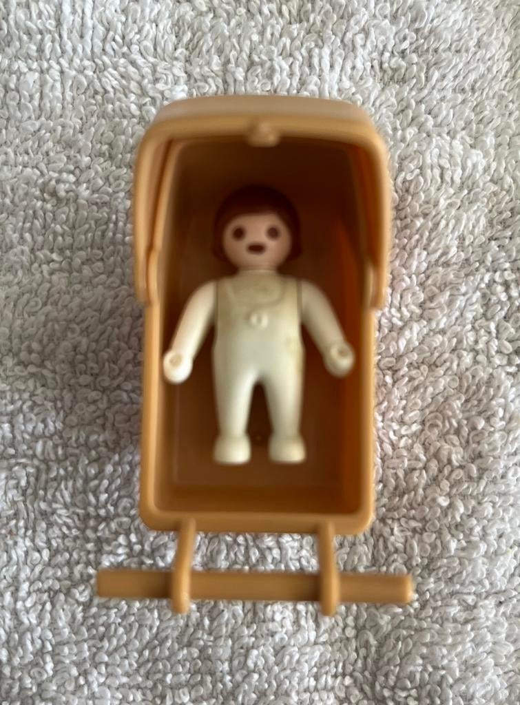 Playmobil vinted kinderwagen met baby, Ophalen of Verzenden, Gebruikt, Poppenhuis