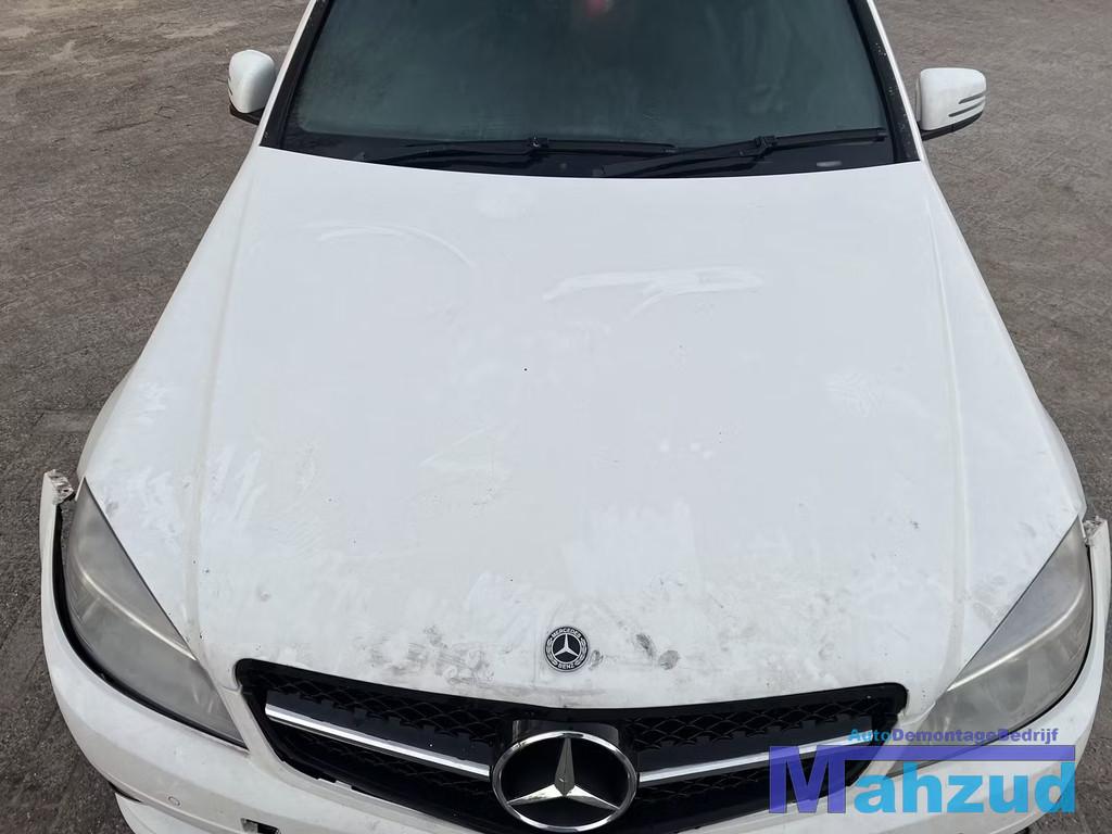 MERCEDES C KLASSE W204 WIT 650 motorkap 2007-2011, Gebruikt, Mercedes-Benz AG, Mercedes-Benz, Ophalen of Verzenden