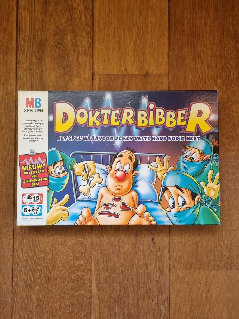 Dokter Bibber, Drie of vier spelers, Ophalen of Verzenden, Zo goed als nieuw, MB Spellen