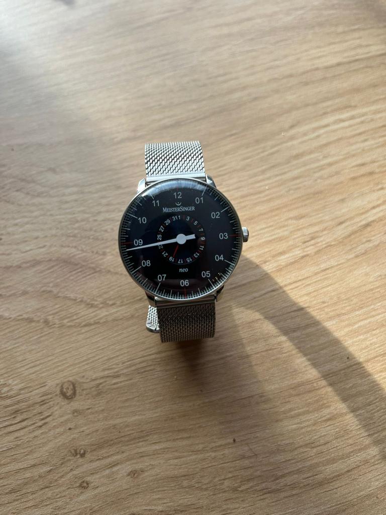 MeisterSinger Neo 36, Ophalen, Zo goed als nieuw, Staal, Overige merken