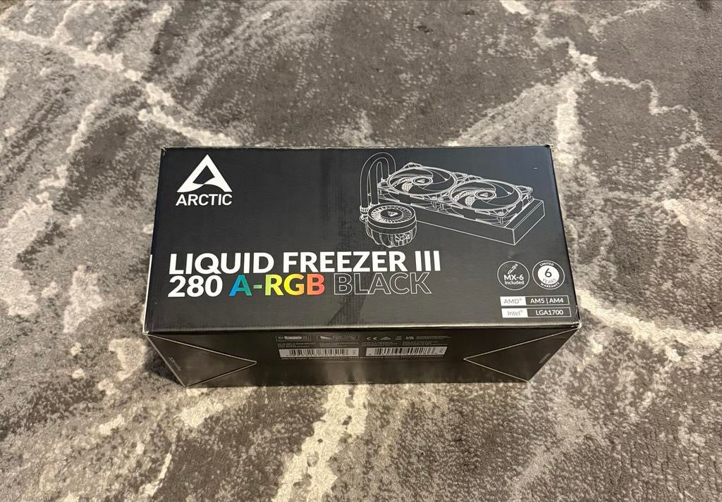 Arctic Liquid Freezer III 280 A-RGB Black Waterkoeling, Ophalen of Verzenden, Zo goed als nieuw, Waterkoeling