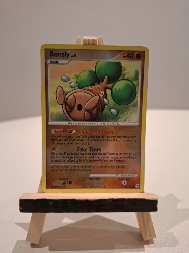 Bonsly Pokémon kaart, Ophalen of Verzenden