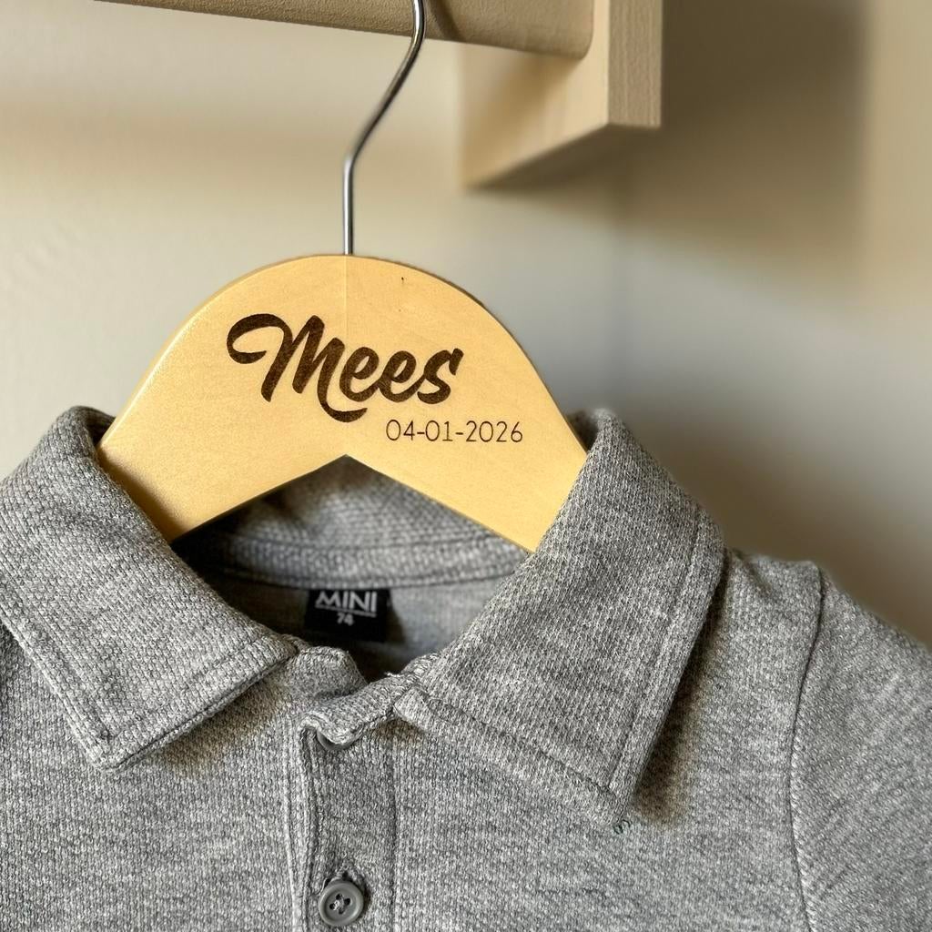 Gepersonaliseerde kinderkledinghanger, Ophalen of Verzenden, Nieuw, Kraamcadeau