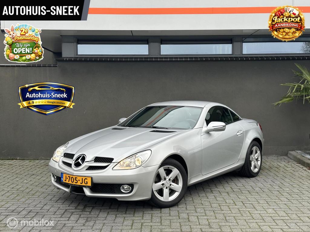 Mercedes SLK-klasse 200 K. Prestige Plus | Leer | Stoelverw., 13 km/l, Achterwielaandrijving, Gebruikt, 4 cilinders