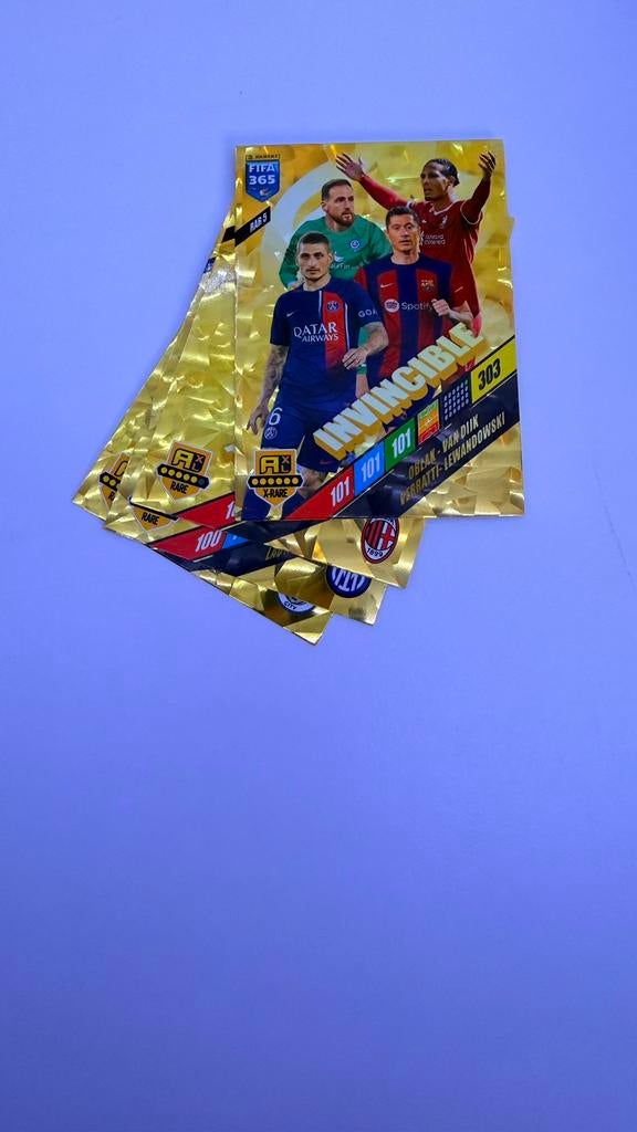 Fifa 365 voetbal kaarten invincible and top masters, Twee personen