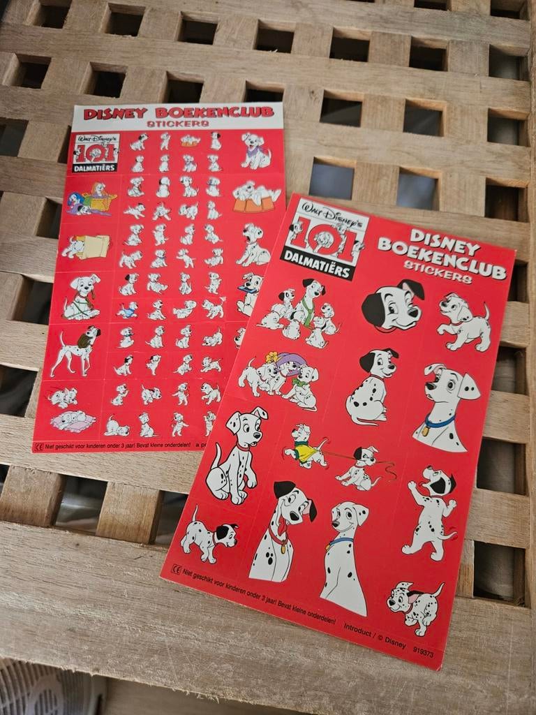 101 Dalmatiers stickers, Ophalen of Verzenden, Zo goed als nieuw
