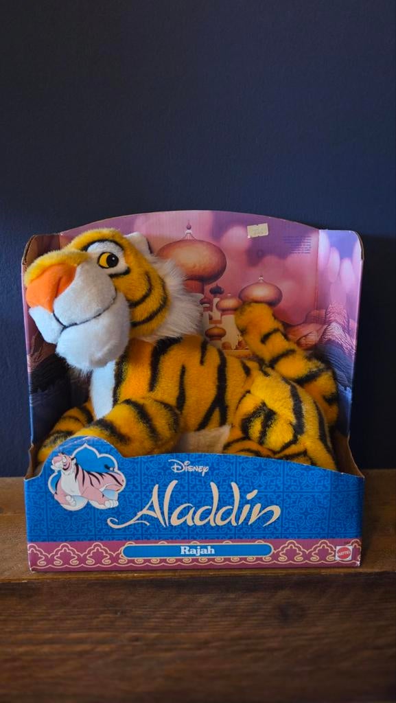 Vintage Rajah Tijger Knuffel - Aladdin Disney (Nieuw), Ophalen of Verzenden, Nieuw, Overige typen