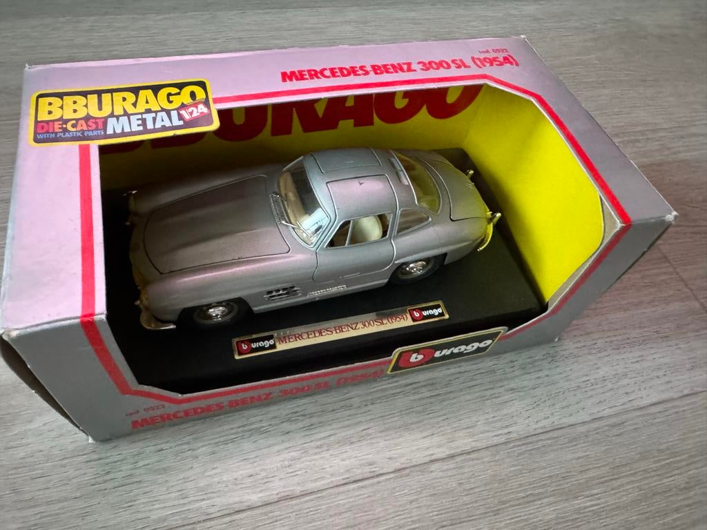 Bburago Mercedes-Benz 300 SL (1954) Die-Cast Model, Ophalen of Verzenden, Gebruikt, Auto, Bburago