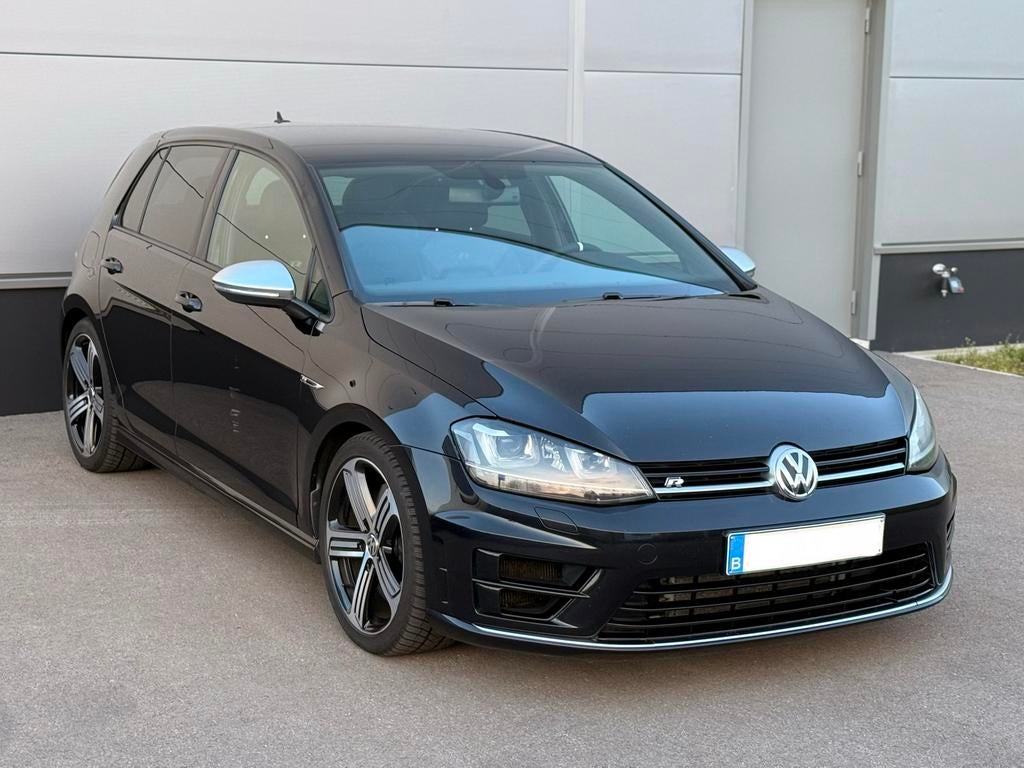 Volkswagen Golf 7 R 2.0 TSI 4-Motion, Automaat, 4 cilinders, Zwart, Leder