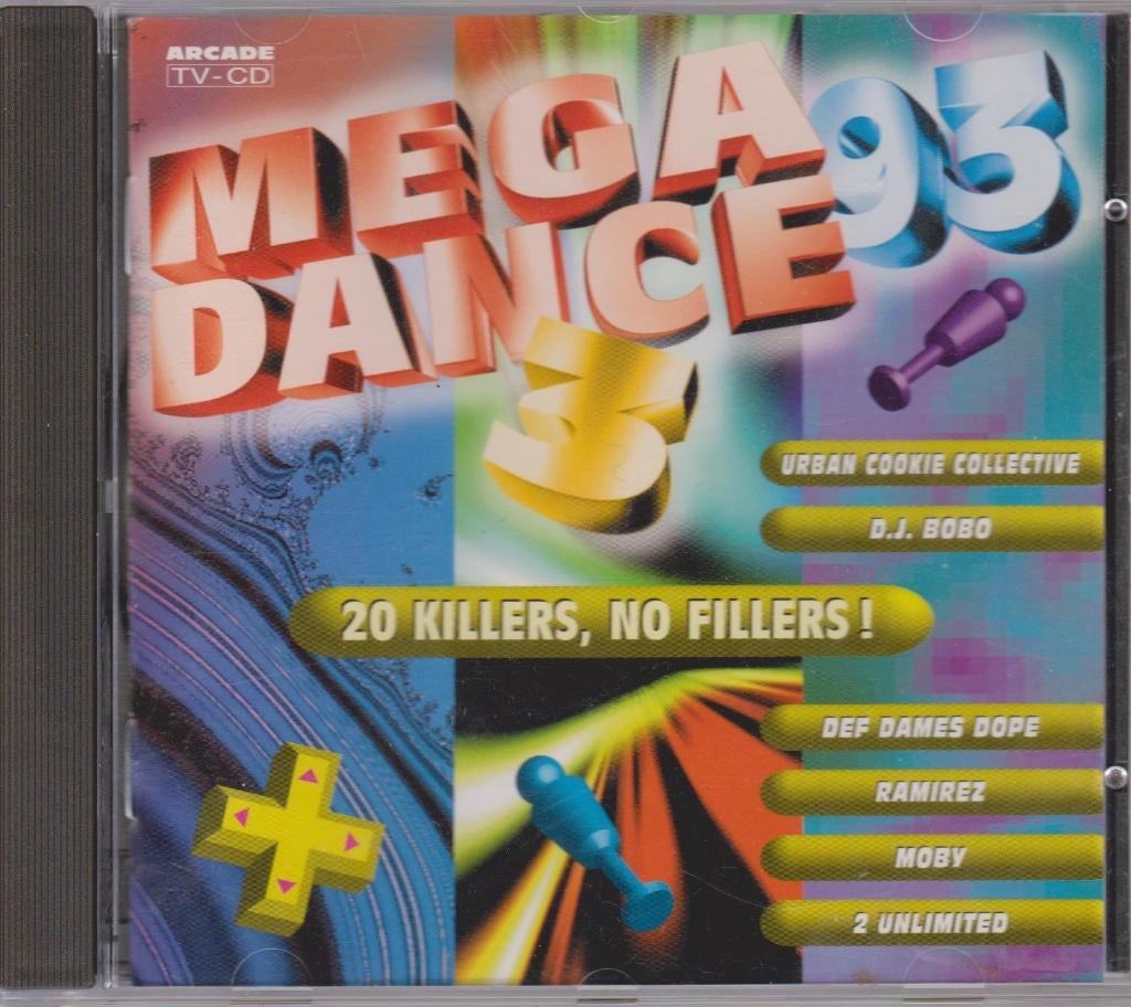 Mega Dance '93 Part 3. Verzamel CD. Dance. Label: Arcade., Ophalen of Verzenden, Zo goed als nieuw, Dance Populair