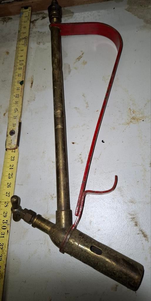 Vintage messing soldeerlamp/branders, Doe-het-zelf en Verbouw, Gereedschap | Handgereedschap, Gebruikt, Ophalen