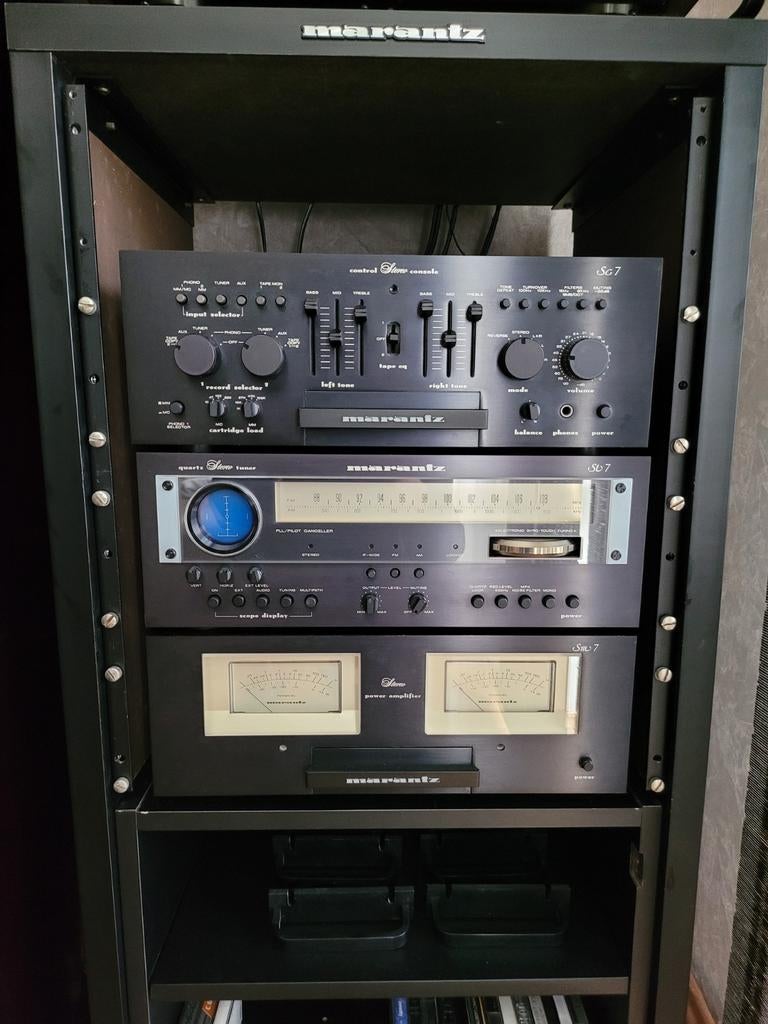 Marantz Esotec ST-7 / SM-7 / SC-7 Reference +  Marantz Rack, Ophalen, Audio