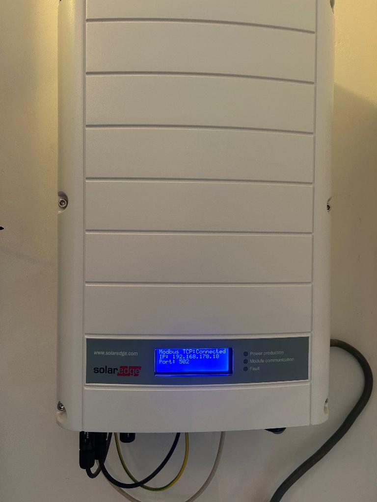 SolarEdge SE7K Omvormer – mét Display & WiFi / netwerk, Doe-het-zelf en Verbouw, Elektra en Kabels, Gebruikt, Overige typen, Ophalen