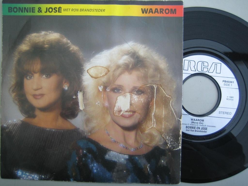 Bonnie & Jose - Waarom, Cd's en Dvd's, Gebruikt, 7 inch, Single, Ophalen of Verzenden