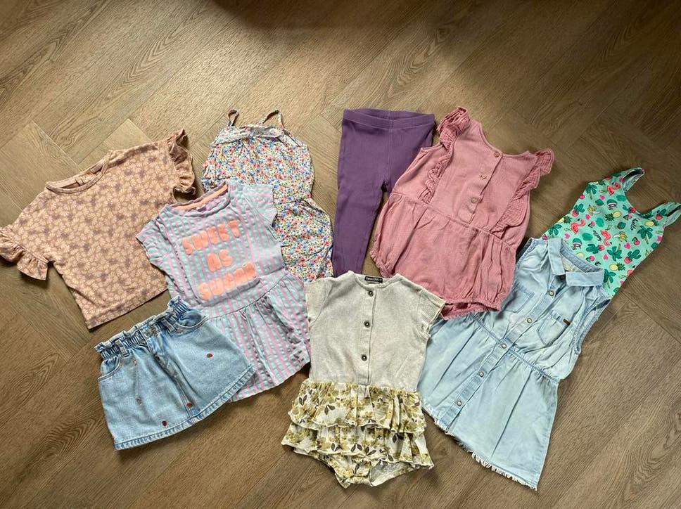 Meisjes kledingpakket maat 92, Ophalen of Verzenden, Gebruikt, Meisje, Overige typen