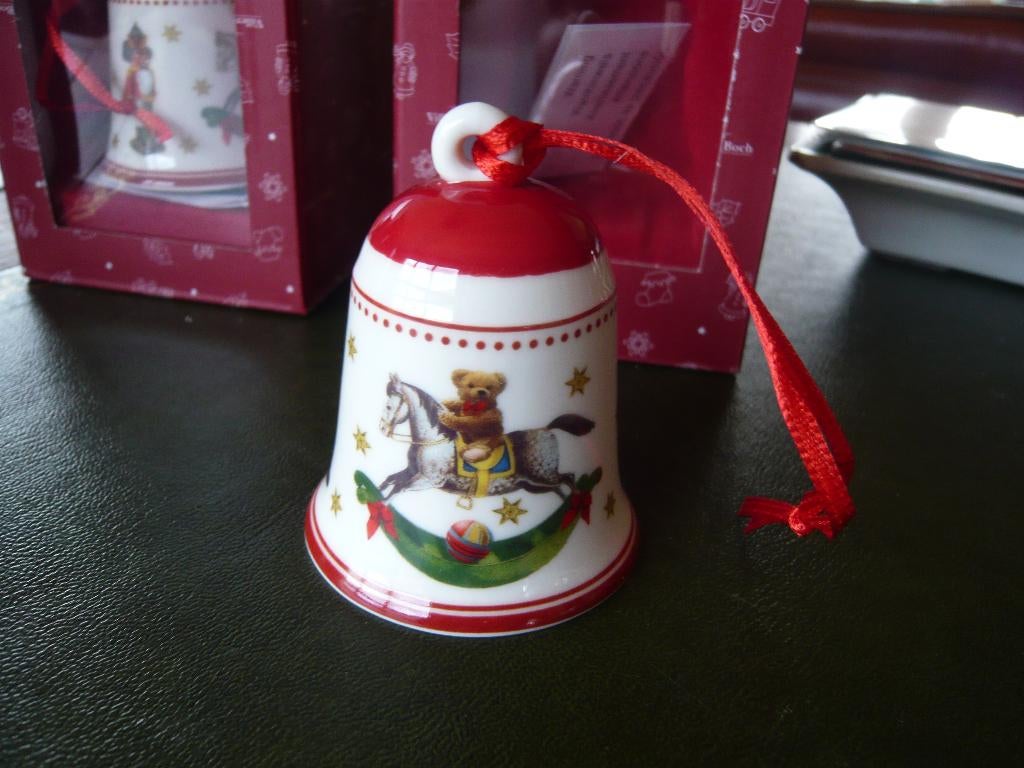 Villeroy & Boch My Christmas tree klokje met teddybeer 6cm, Diversen, Kerst, Ophalen of Verzenden, Nieuw
