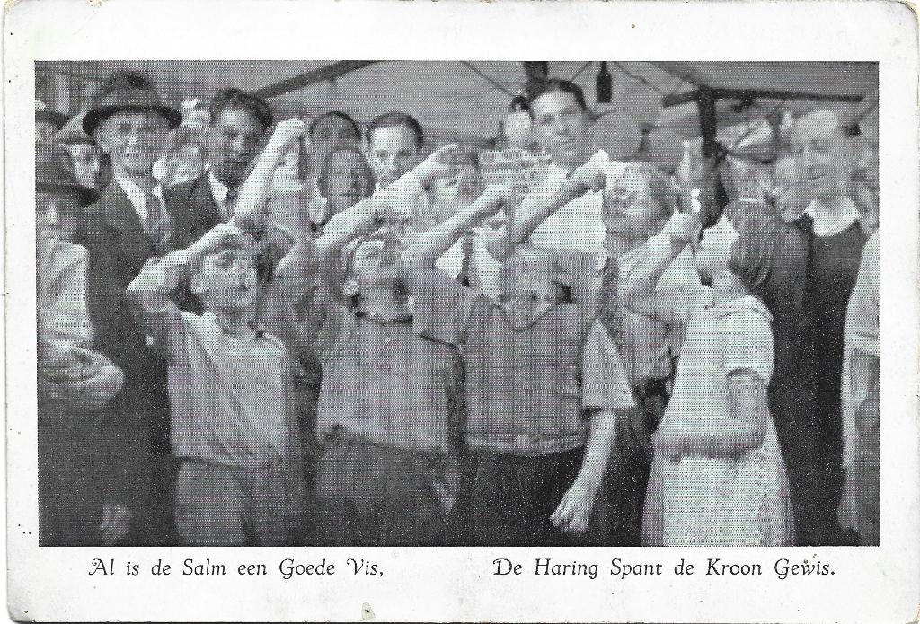 Haring happen;  Hollands Glorie, Verzenden, 1940 tot 1960, Ongelopen, Zuid-Holland