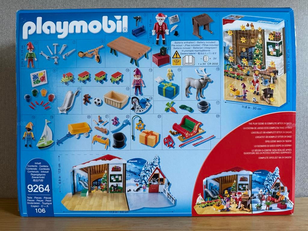 Playmobil Advent Kalender 9264, Kinderen en Baby's, Speelgoed | Playmobil, Ophalen of Verzenden, Zo goed als nieuw, Complete set